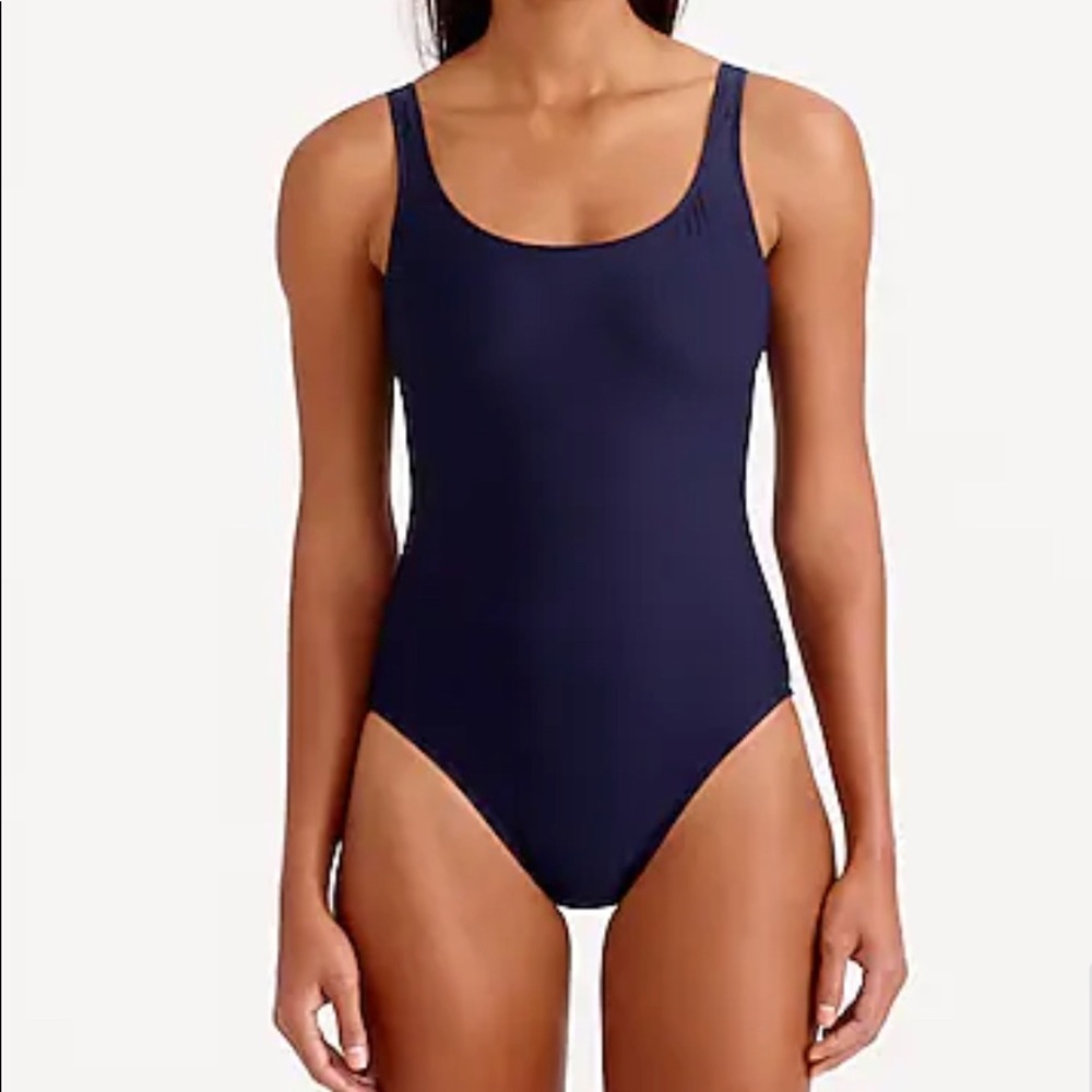 JCREW 1989 scoop-back one piece bathing suit